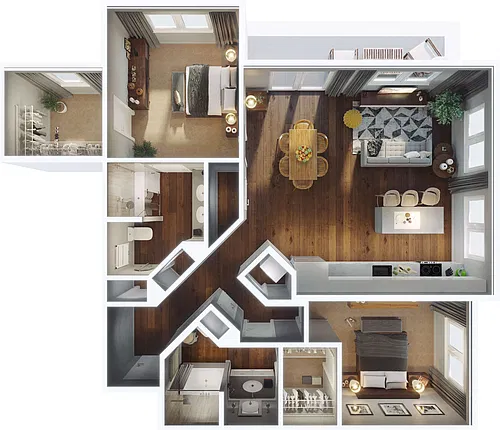 Floor plan Daisy