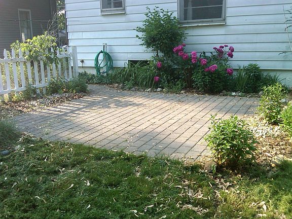 A new brick patio