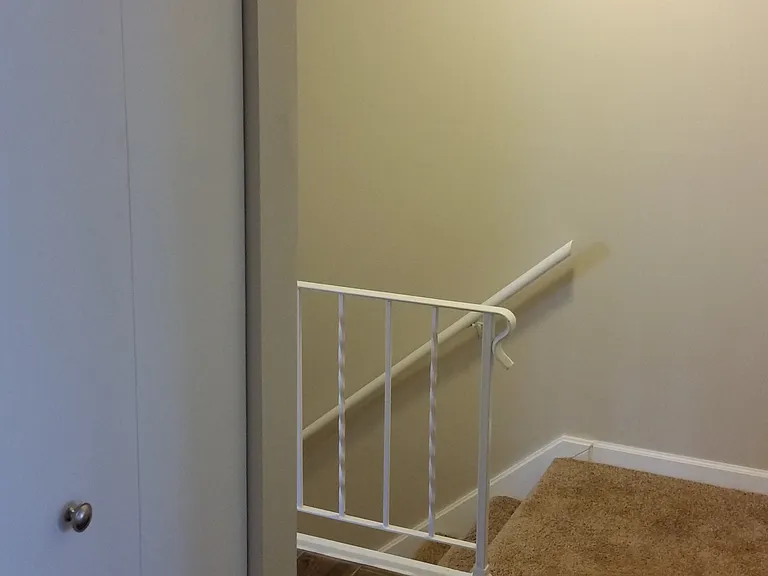 Top of 2nd floor landing and Linen Closet.