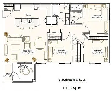 Floor plan 3X2