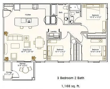 Floor plan 3X2