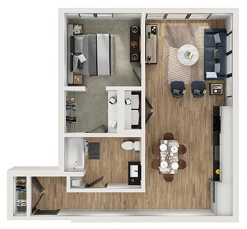 Floor plan A9A