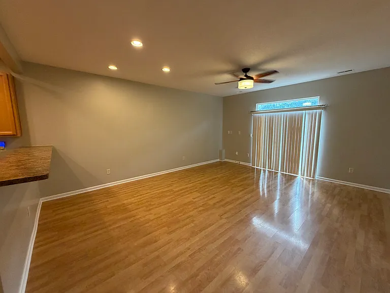 Living Room when empty with current gray color