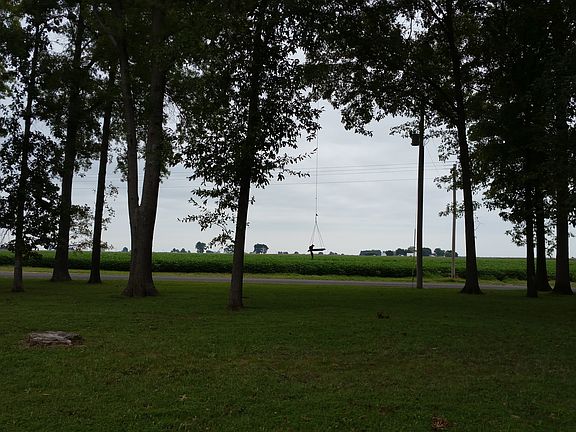 looking out front door