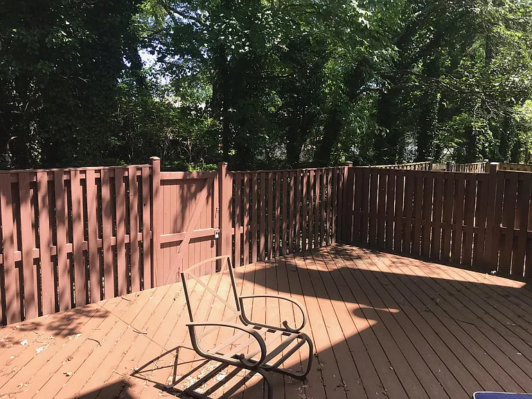 Backyard Deck (ground level)