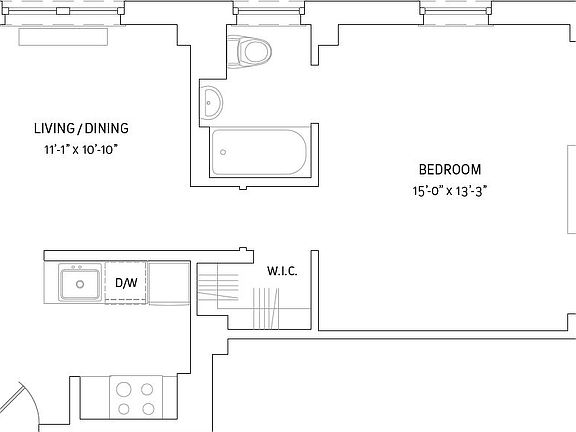 2nd image of 212 W 91st St APT 616