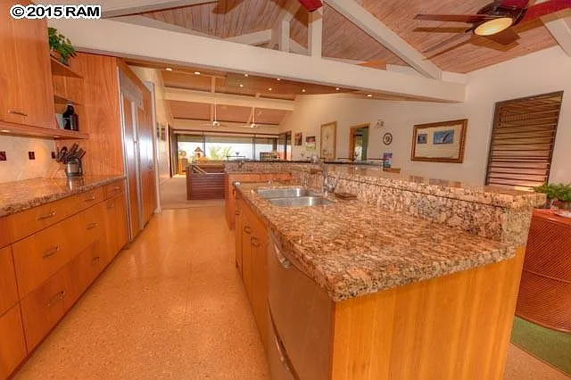 Main Kitchen Upstairs 
besides the full Kitchen downstairs in the Ohana Room