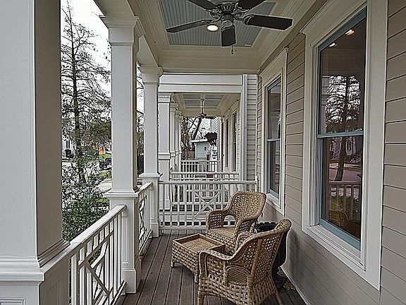 HDT Builders is known for their quality of construction and detailed trim. Hardiplank exterior, JeldWen double hung, low-e windows. Bead board ceiling on porches. Nice block with curbed streets.