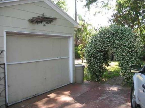 Garage and Backyard