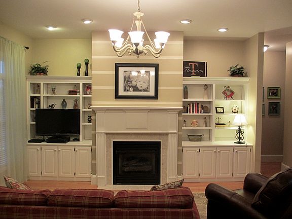 Living room built-ins