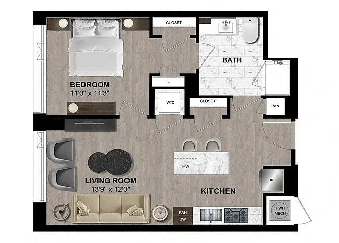 Floor plan A21