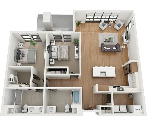 Floor plan B9