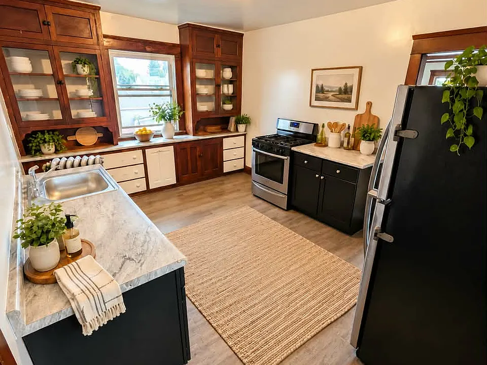 Photos virtually staged to show full space potential.