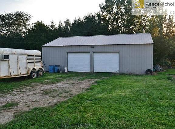 Two Car Garage with storage space.