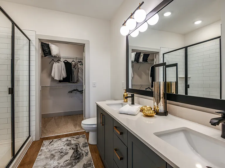 Refresh and recharge in a spa-inspired bathroom.