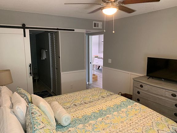 Master bedroom with king bed