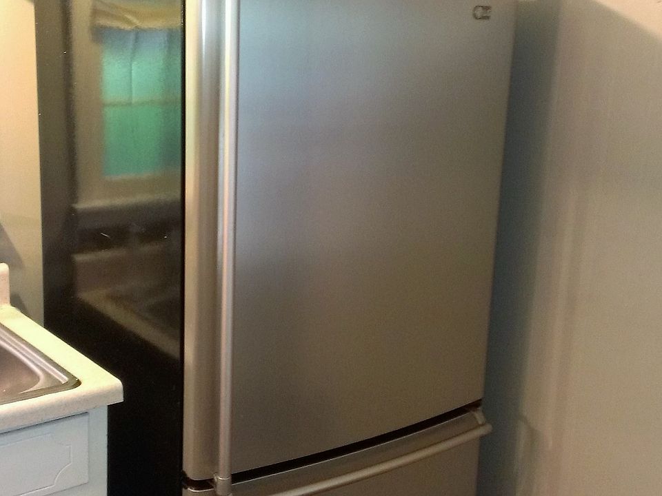 Stainless appliances in kitchen