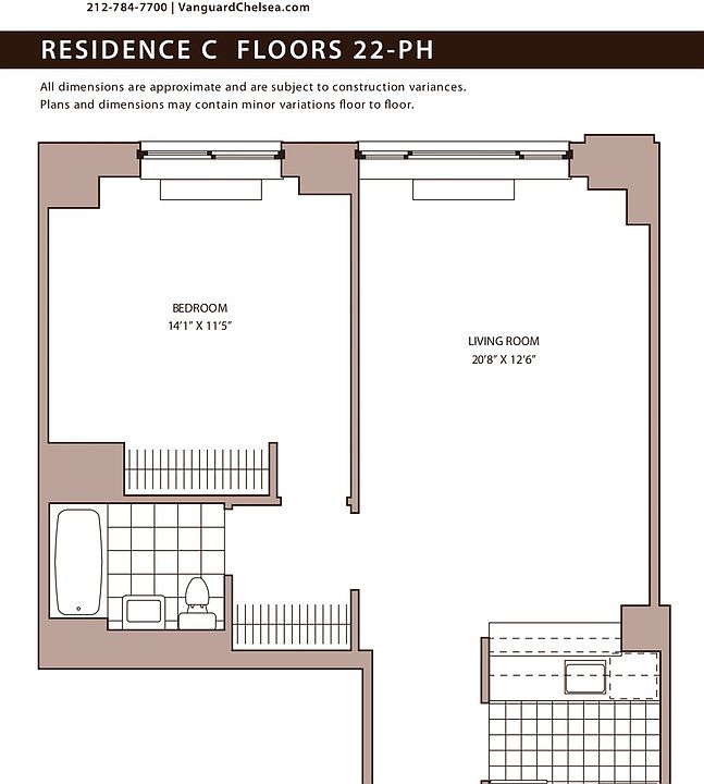 2nd image of 77 W 24th St APT 28C