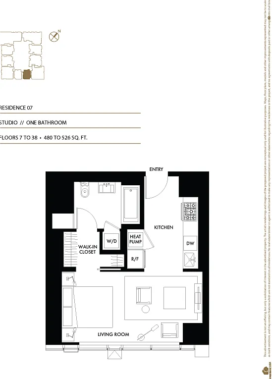 Studio, 480 sqft, $2,500 — Photo 2