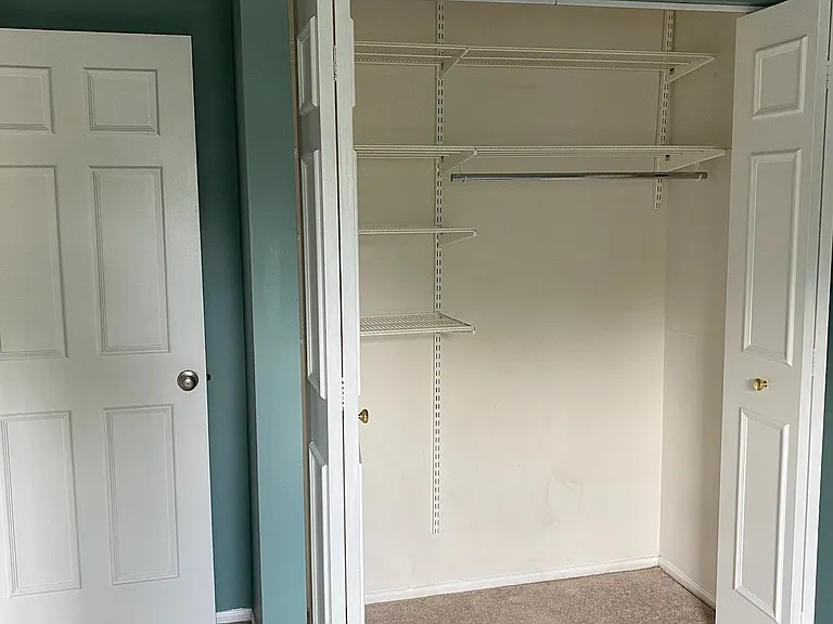 Secondary bedroom closet