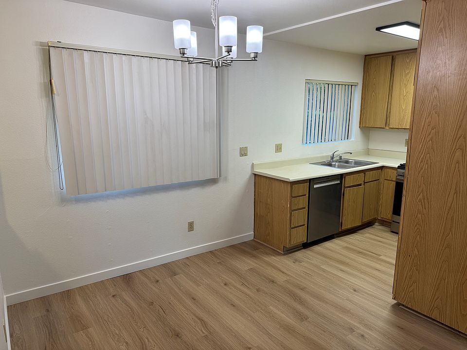 Dining area and kitchen.