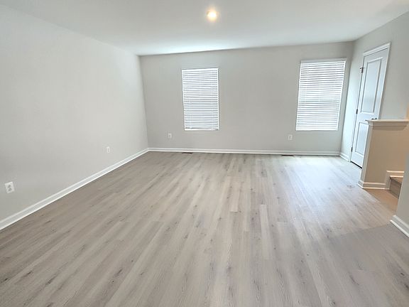 Living room with Powder room on the same level