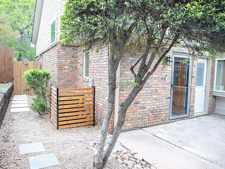 Front and back yard entrance