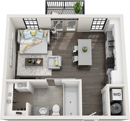 Floor plan Studio