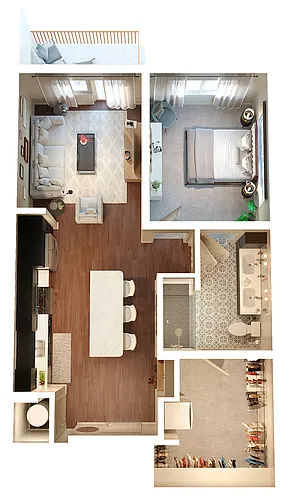 Floor plan A1G