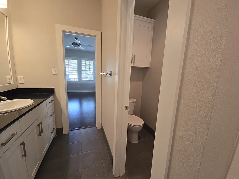Bath with private toilet room