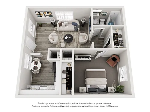 Floor plan 1X1