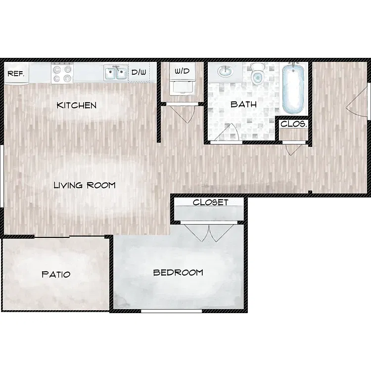 Floor plan Alcove