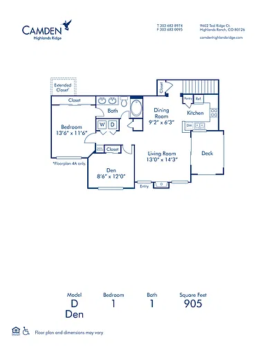 Floor plan D
