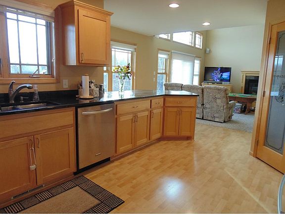You will have plenty of cabinet and counter space in this kitchen.