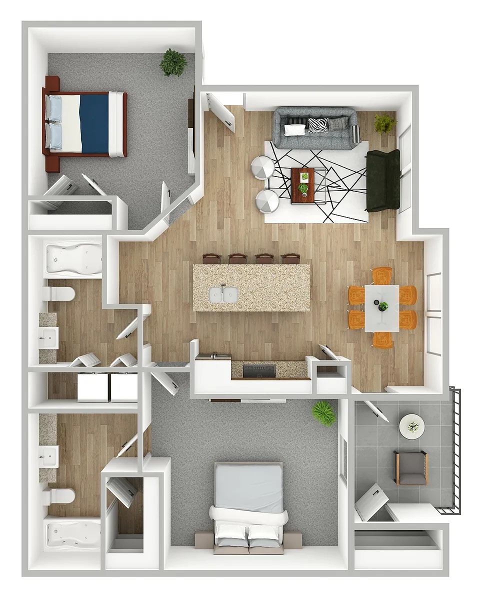 Floor plan B2