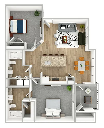 Floor plan B2