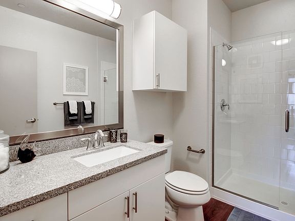 Classic model home bathroom.