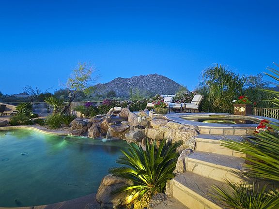 Resort backyard
