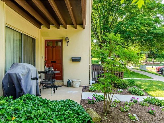 Ground level with patio and garden