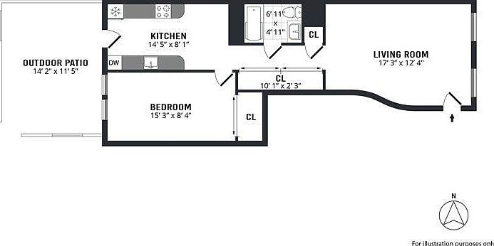 1st image of 544 E 87th St APT 1