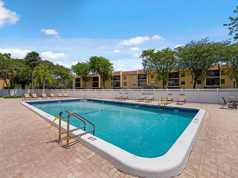 large heated pool