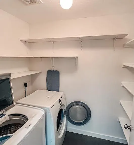 laundry room and pantry