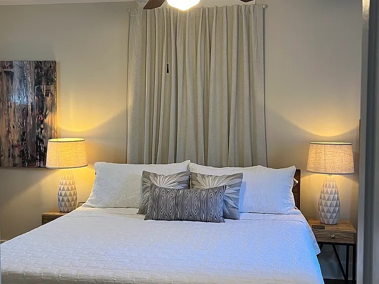 Primary suite - kind size bed
