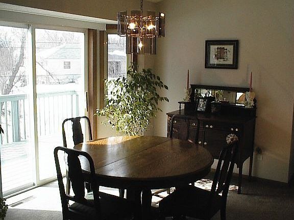 Great Room sliding doors open to deck.