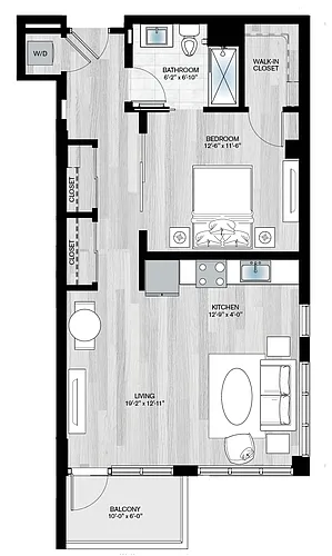 Floor plan Sanibel-1B1B-S