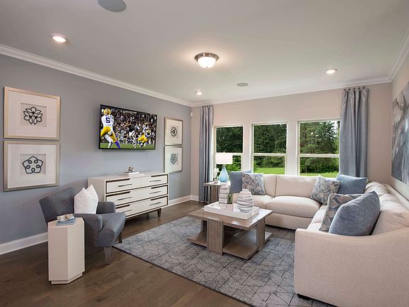 Enjoy game days in the spacious great room.