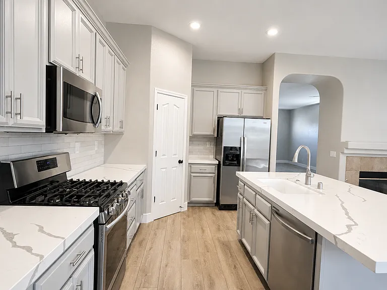 Renovated and modern kitchen