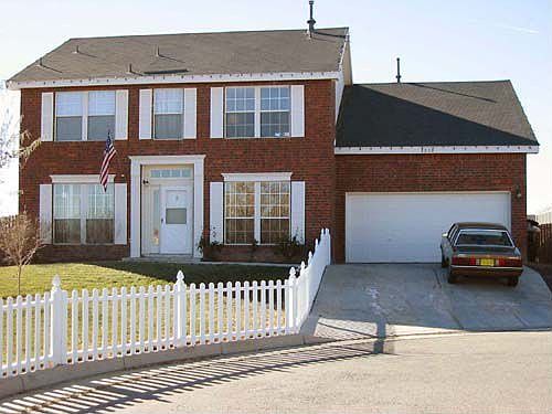North side of house
