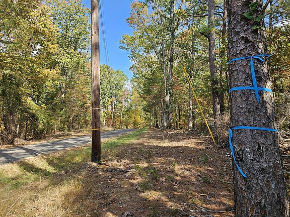 Looking west from the eastern boundary along Bishop Road. All flagging is approximate and is not guaranteed.