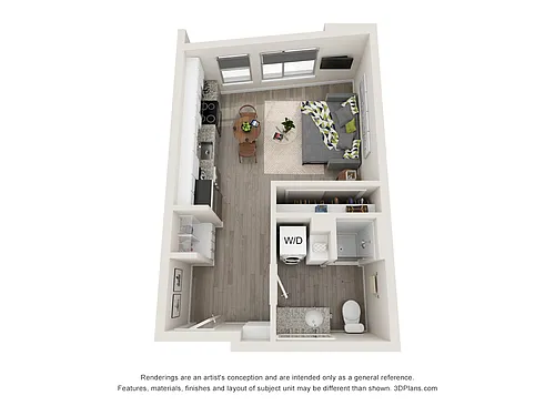 Floor plan Studio